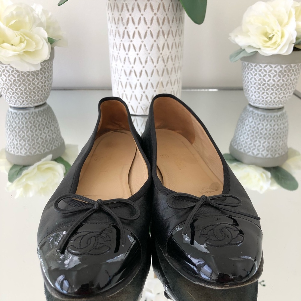 Chanel ballets flats classic size 38.5